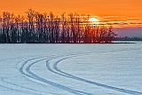Frozen Lower Rideau Lake Sunrise_28632
